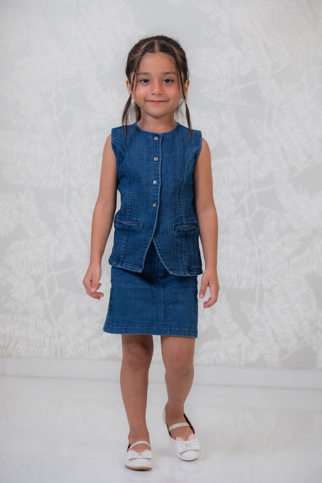 Mini Denim Utility Co-ord
