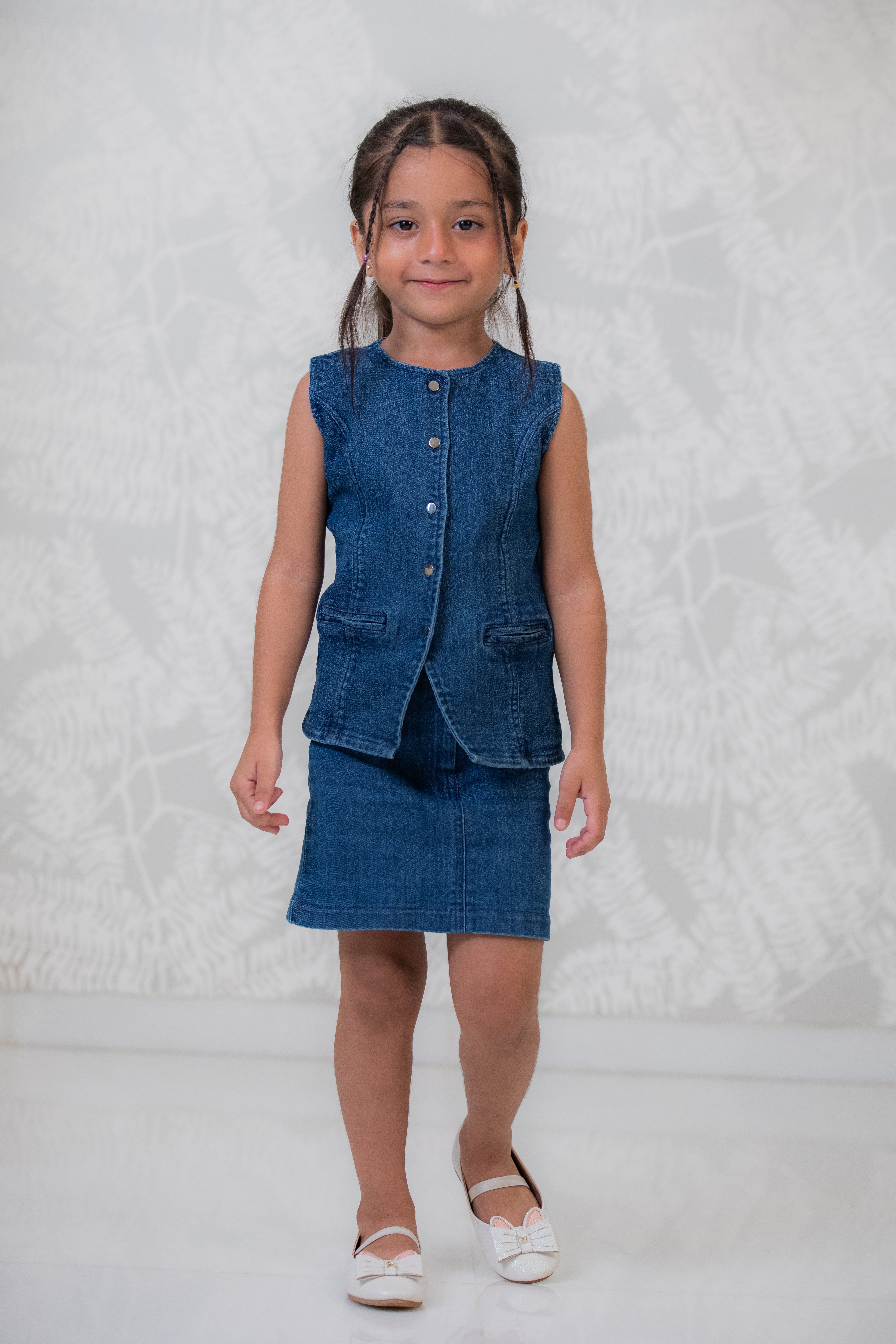 Mini Denim Utility Co-ord